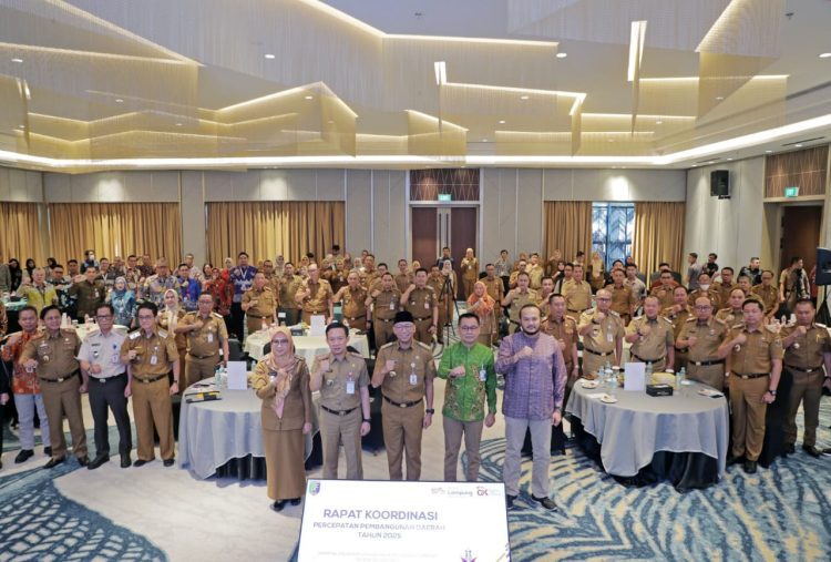 Rakor Sekda se-Lampung: SDM Jadi Kunci Menuju Indonesia Emas 2045