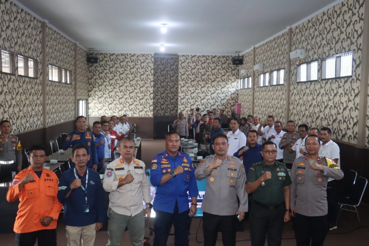 Cegah Karhutla Sejak Dini, Polres Lampung Selatan Gandeng Lintas Instansi Gelar Rapat Koordinasi Antisipasi Bencana