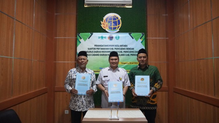 BPN Pringsewu Gandeng Muhammadiyah dan NU, Percepat Sertifikasi Tanah Wakaf