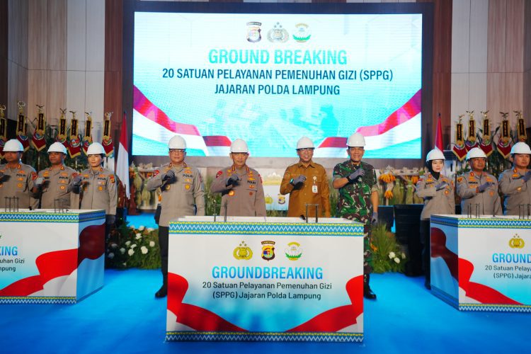 Kapolri Resmikan 20 SPPG di Lampung, Polri Perkuat Komitmen Pemenuhan Gizi Pelajar