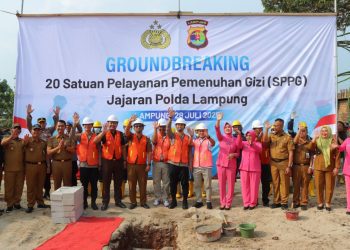 Polres Tanggamus Resmi Groundbreaking SPPG di Pekon Tekad, 3.451 Pelajar Jadi Penerima Manfaat