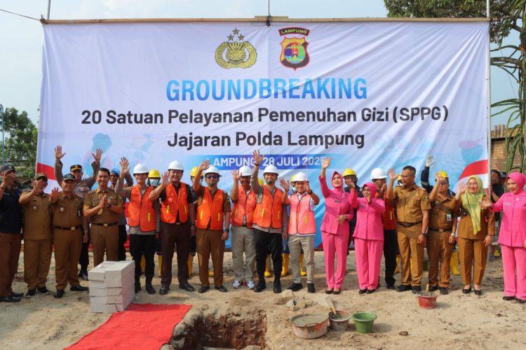 Polres Tanggamus Resmi Groundbreaking SPPG di Pekon Tekad, 3.451 Pelajar Jadi Penerima Manfaat