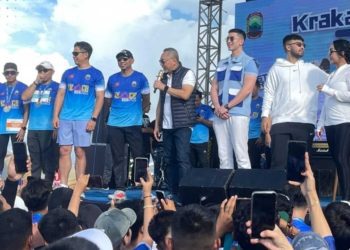 Ribuan Pelari Ramaikan Krakatau Beach Run 2025 di Lampung Selatan