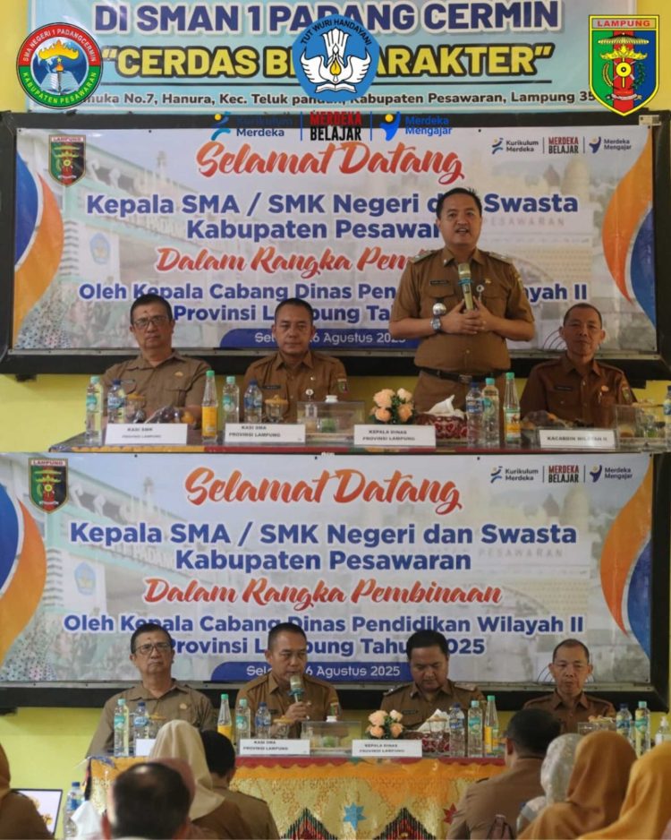 39 Kepala SMA/SMK di Pesawaran Bersatu Perkuat Mutu Pendidikan