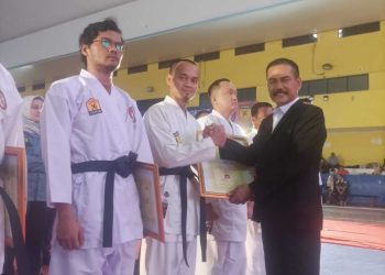 Ketua FORKI Lampung Utara Raih DAN II Kehormatan Lemkari, Bukti Dedikasi di Dunia Karate