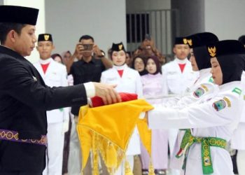 41 Anggota Paskibraka Lampung Selatan 2025 Resmi Dikukuhkan, Siap Kibarkan Sang Merah Putih