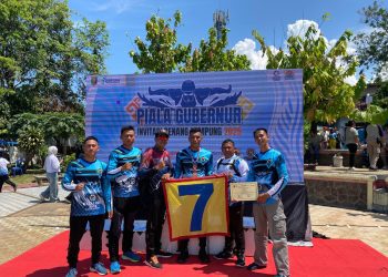 Prajurit Muda Yonif 7 Marinir Raih Tiga Medali di Piala Gubernur Invitasi Renang 2025