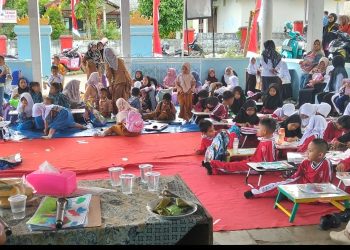 Lomba Lukis Meriahkan HUT RI ke-80 di Kelurahan Bumi Agung, Puluhan Anak Tunjukkan Kreativitas