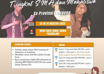 Pendaftaran Lomba Baca Puisi Esai Dibuka, Fitri: Tutup 12 Agustus