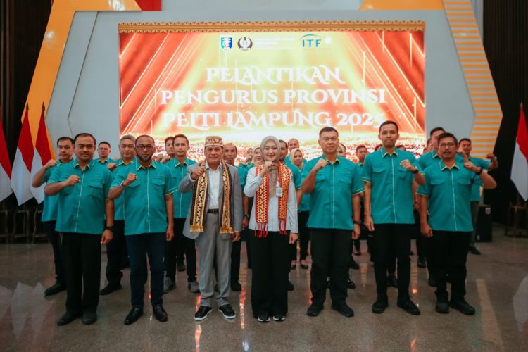 Pelti Lampung Resmi Dilantik, Bangun Semangat Baru Menuju PON 2032