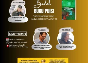 Puisi Tenang Tentang Maut: Buku Isbedy Stiawan ZS Akan Dibedah di Unpad