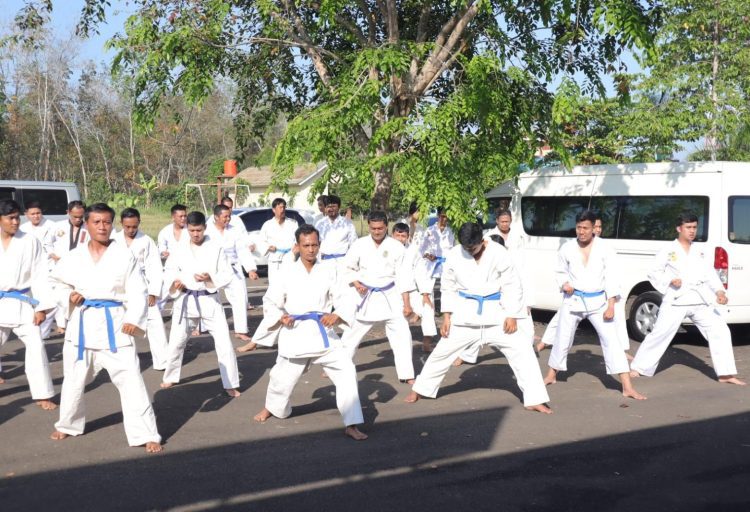 Polres Pesawaran Gelar Ujian Beladiri Polri untuk Personel UKP 2026