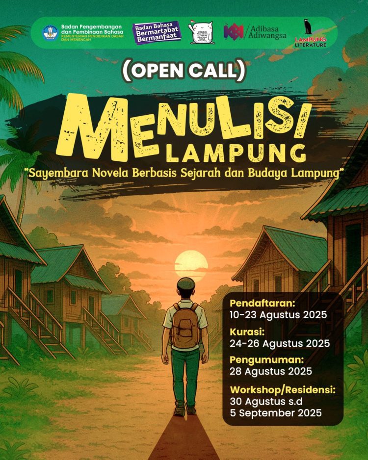 Lampung Literature Gelar Sayembara Penulisan Novela Berbasis Sejarah dan Budaya Lampung