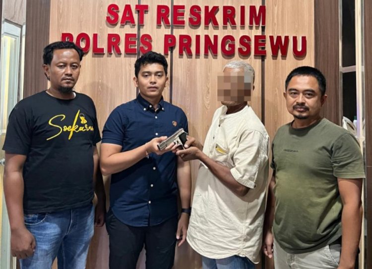Jelang HUT RI ke-80, Polres Pringsewu Terima Penyerahan Senjata Api Rakitan dari Masyarakat