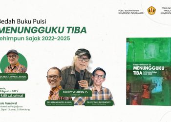 Kumpulan Puisi “Menungguku Tiba” Karya Isbedy Dibedah di Pusat Budaya Sunda Unpad