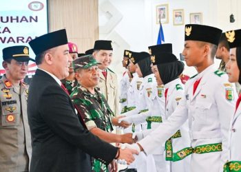 30 Anggota Paskibraka Pesawaran Siap Kibarkan Merah Putih di HUT RI ke-80