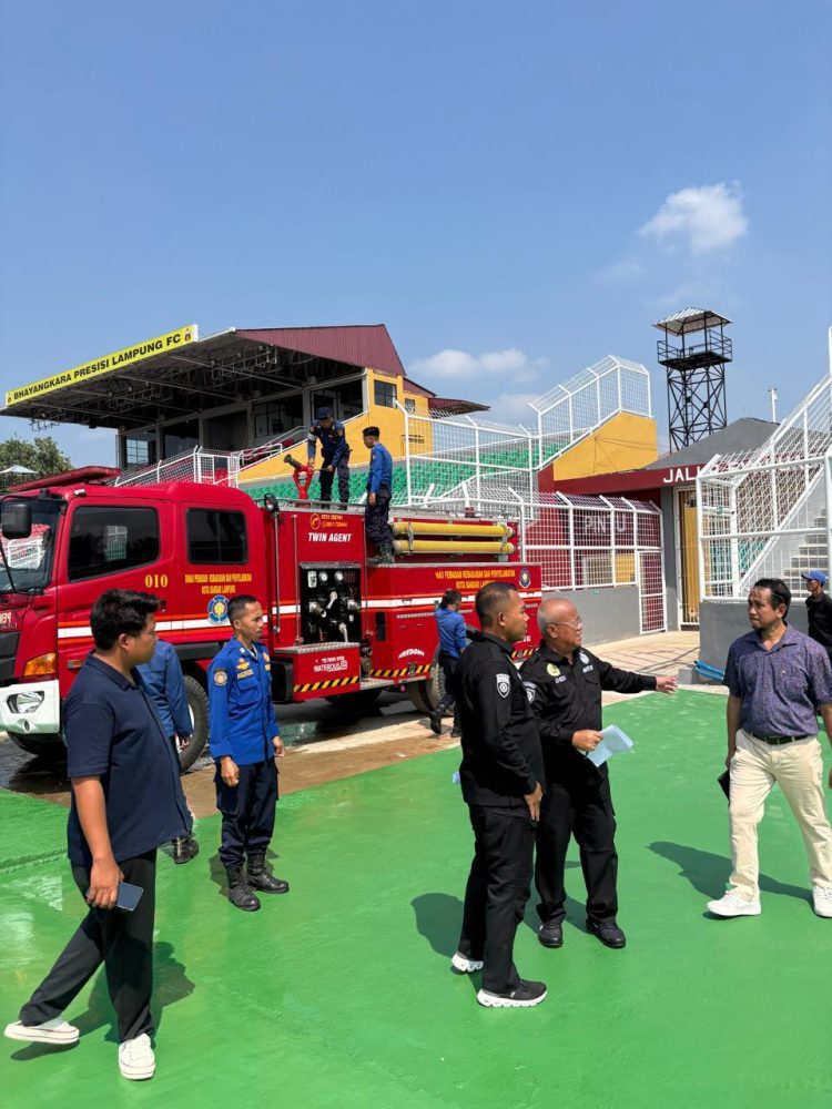 Polda Lampung Pastikan Keamanan Jelang Pertandingan Bhayangkara Presisi Lampung FC vs PSM Makassar di Stadion Sumpah Pemuda
