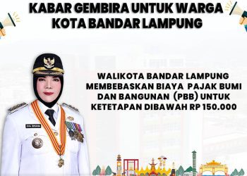 PBB di Kota Bandar Lampung Digratiskan, Simak Syarat dan Program Diskonnya