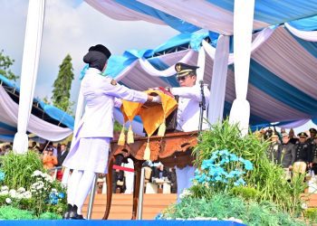 Lampung Selatan Catat Sejarah, Upacara HUT ke-80 RI Pertama Kali Digelar di Menara Siger