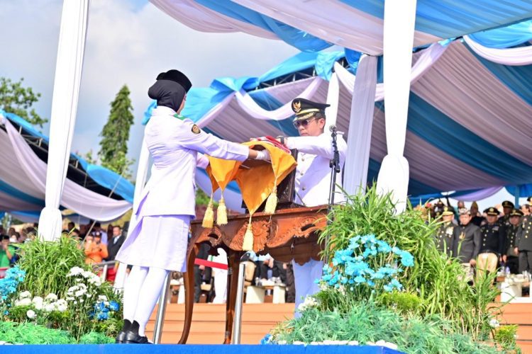 Lampung Selatan Catat Sejarah, Upacara HUT ke-80 RI Pertama Kali Digelar di Menara Siger