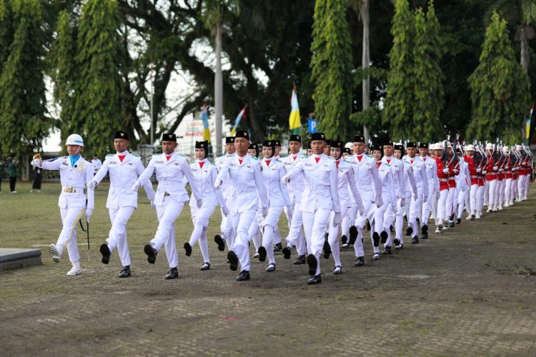 Upacara HUT RI ke-80 di Lampung Gaungkan Semangat Indonesia Emas 2045