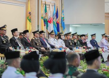 Suasana Khidmat Warnai Detik-Detik Proklamasi HUT RI ke-80 di Kabupaten Pesawaran