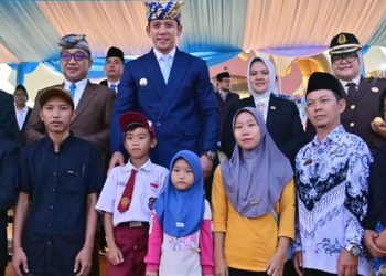 Keberanian Bocah SD Selamatkan Prosesi Pengibaran Bendera di HUT RI ke-80 Lampung Selatan