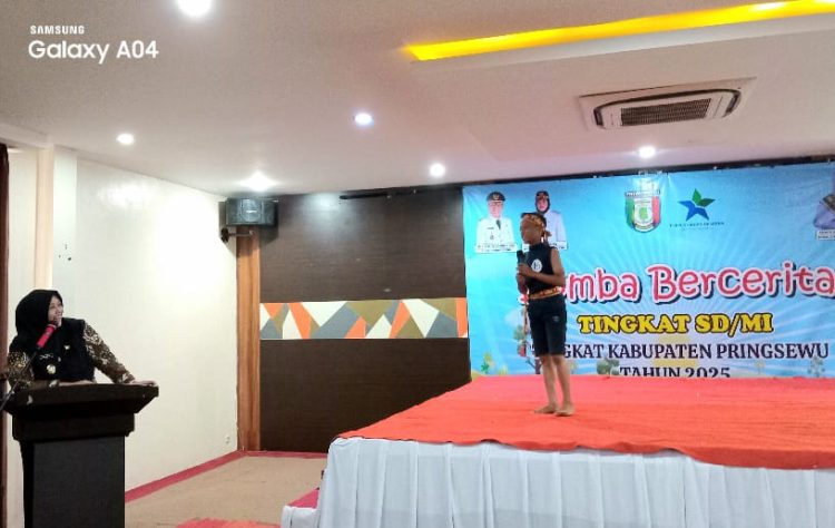 Pemkab Pringsewu Gelar Lomba Bercerita Tingkat SD dan MI Dorong Budaya Literasi Anak