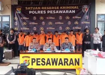 Polres Pesawaran Ungkap 13 Kasus Kejahatan, Fokus pada Spesialis Alfamart