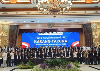 Dendi Ramadhona Hadiri Temu Karya Nasional Karang Taruna 2025, Budisatrio Djiwandono Resmi Jadi Ketua Umum