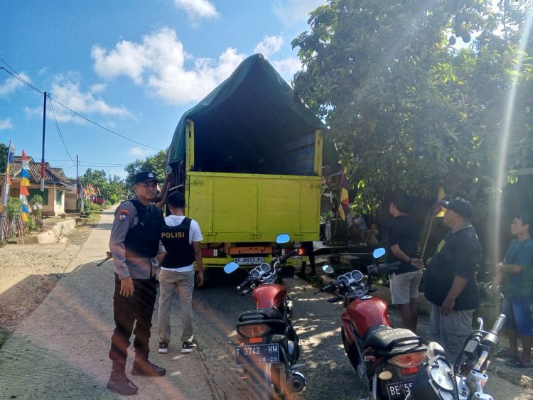 Tim Tekab 308 Polsek Katibung Gagalkan Sabung Ayam di Pardasuka, Amankan Puluhan Barang Bukti