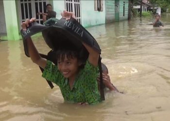 Banjir Melanda Wonosobo Tanggamus, Puluhan Rumah Terendam dan Dua Pekon Paling Parah