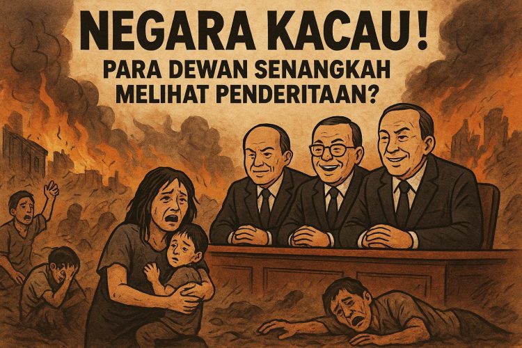 Negara Di Ambang Kekacauan, Ketidakpedulian Dewan dan Kepanikan Aparat Jadi Sorotan