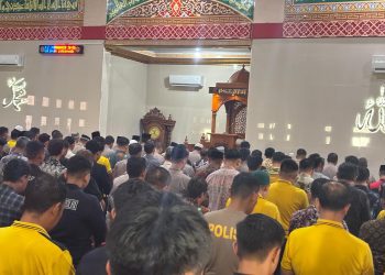 Kapolda Lampung Sampaikan Belasungkawa dan Gelar Sholat Gaib untuk Afan Kurniawan