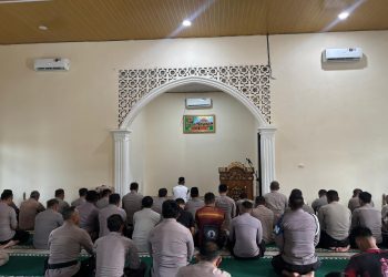 Doa Bersama di Polres Lampung Selatan: Kapolres Gelar Sholat Ghaib, Mohon Kedamaian Bangsa