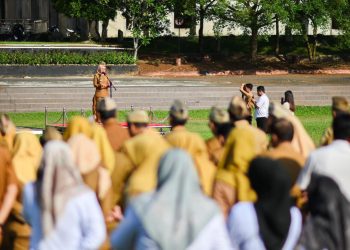 Apel Mingguan Pemkab Pesawaran: Bupati Nanda Indira Tegaskan Disiplin, Etika, dan Peningkatan Pelayanan Publik