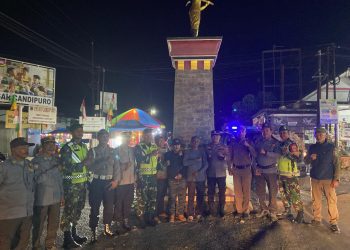 Polres Lampung Selatan dan Kodim 0421/LS Gelar Patroli Gabungan Malam Hari