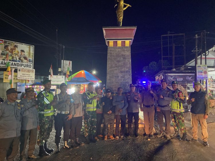 Polres Lampung Selatan dan Kodim 0421/LS Gelar Patroli Gabungan Malam Hari