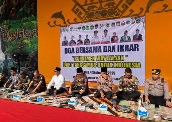 Way Lalaan, Tanggamus: Doa Bersama dan Ikrar Komitmen Wujudkan Perdamaian untuk Indonesia