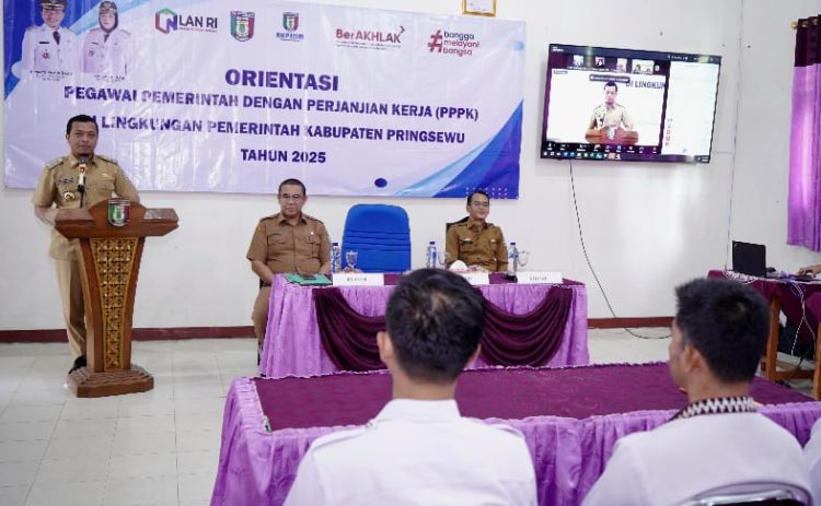 Pegawai PPPK di Kabupaten Pringsewu Ikuti Orientasi, Bupati Tekankan Profesionalisme dan Nilai Dasar ASN