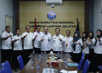 BNNK Lampung Selatan dan Lapas Narkotika Kelas IIA Bandar Lampung Tandatangani PKS, Perkuat Sinergi P4G