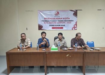 Musyawarah Kota FPTI Bandar Lampung Resmi Digelar, Aep Saripudin Terpilih Aklamasi Jadi Ketua Baru