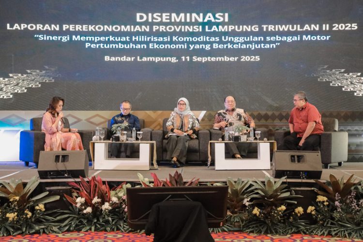 Diseminasi Laporan Perekonomian Lampung Triwulan II 2025: Sinergi Strategis Percepat Hilirisasi Menuju Indonesia Emas 2045
