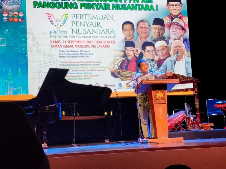 PPN XIII Hadirkan Penyair dari 5 Negara, Ahmadun Tekankan Pentingnya Persaudaraan dan Perdamaian