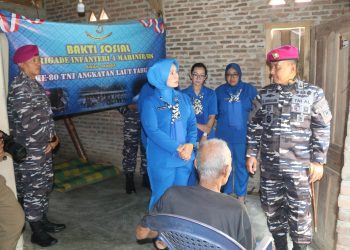 Peringati Maulid Nabi Muhammad SAW, Brigif 4 Marinir/BS Gelar Acara Penuh Hikmah di Masjid Al-Bahrie Pesawaran