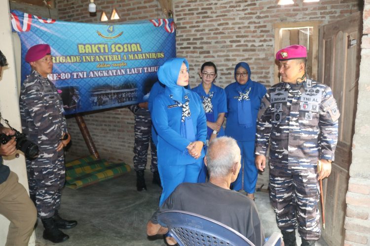 Peringati Maulid Nabi Muhammad SAW, Brigif 4 Marinir/BS Gelar Acara Penuh Hikmah di Masjid Al-Bahrie Pesawaran