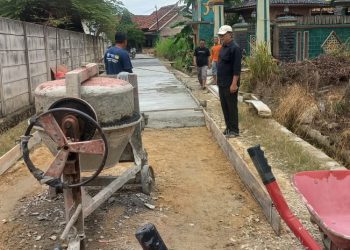Jalan Lingkungan di Pringsewu Mulai Dibangun, Warga Sambut Antusias Program Pemprov Lampung
