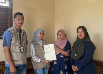 Dekatkan Layanan, Kantor Pertanahan Pringsewu Serahkan Sertipikat Langsung ke Masyarakat Lewat Program SAYANG