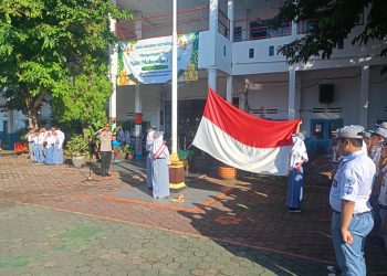 Jadi Pembina Upacara di SMA 1 Kotabumi, Kapolres Lampung Utara Ingatkan Generasi Muda Soal Bahaya Kenakalan Remaja