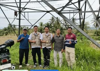Pemeriksaan Lapang Tapak Tower SUTT di Pringsewu, Dukungan Infrastruktur Listrik untuk Masyarakat